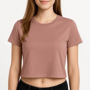 POLO CROP MANGA CORTA MUJER