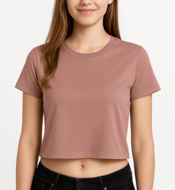 POLO CROP MANGA CORTA MUJER