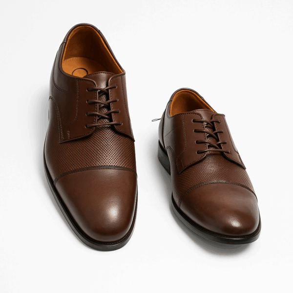 ZAPATO DE VESTIR PARA HOMBRE MARRÓN TALLA 39 - Imagen 2